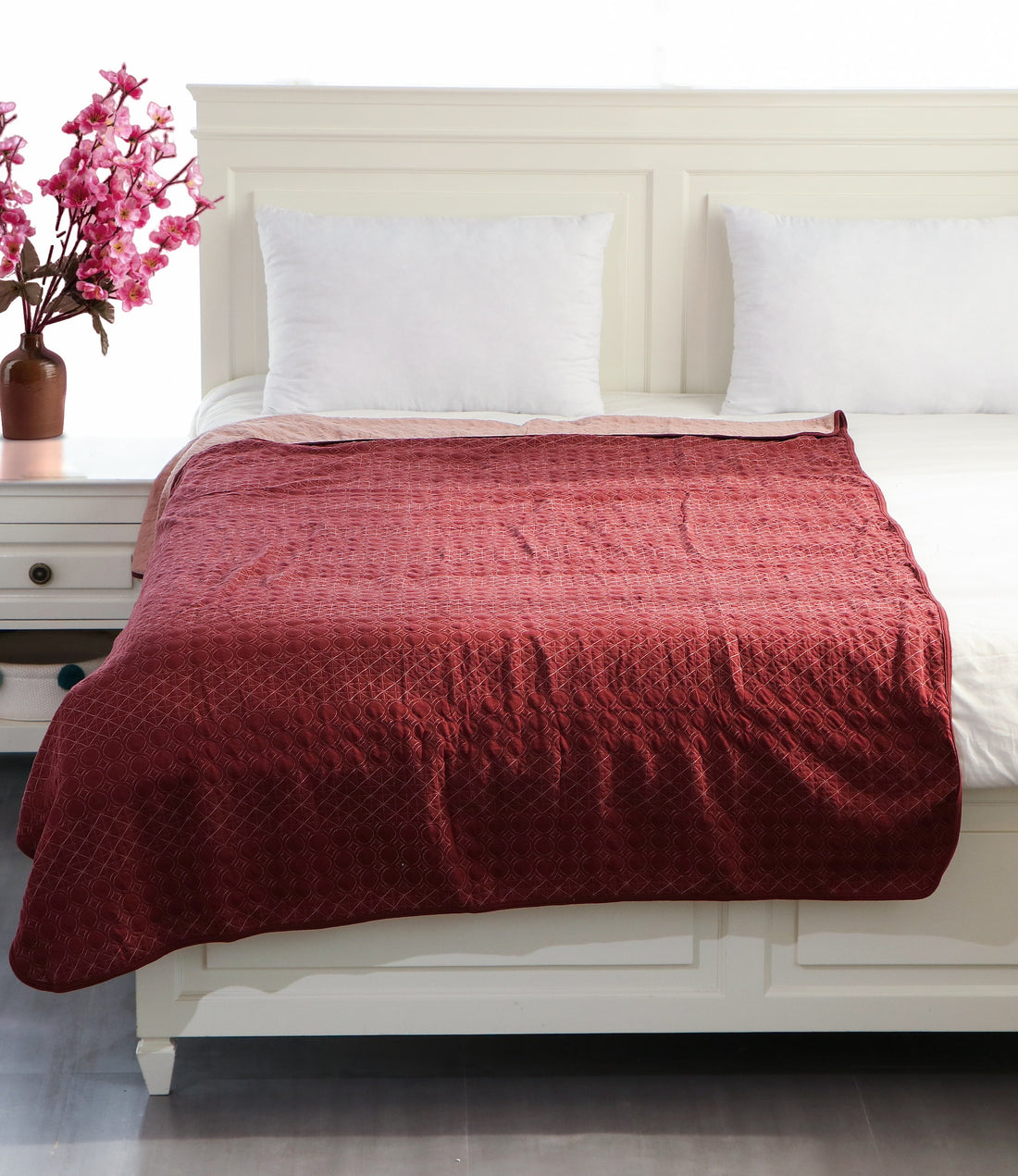 Lucien Cotton Knitted Double Bed Dohar / Quilt