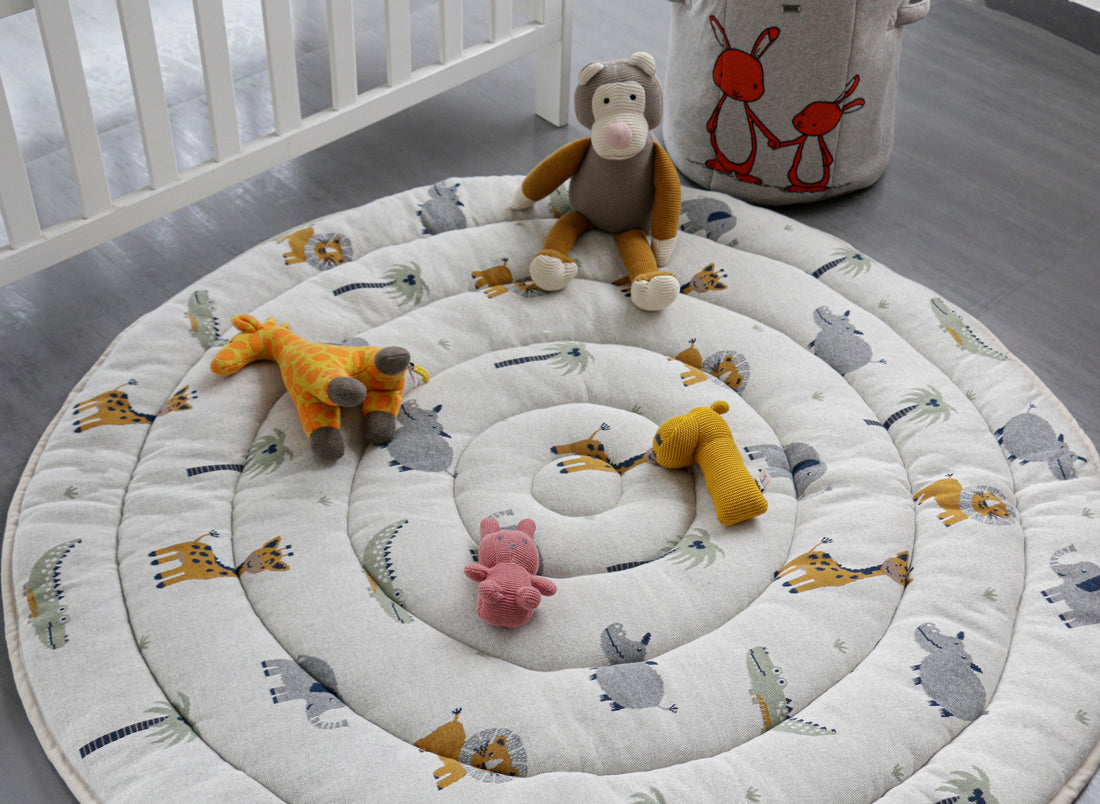 Into The Wild Knitted Quilted Playmat For Kids