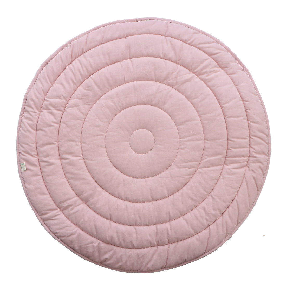 Rainbow - Bubblegum Pink Knitted Quilted Playmat for Babies