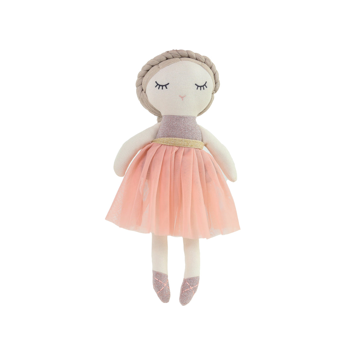 Ballerina Cotton Knitted Stuffed Soft Toy