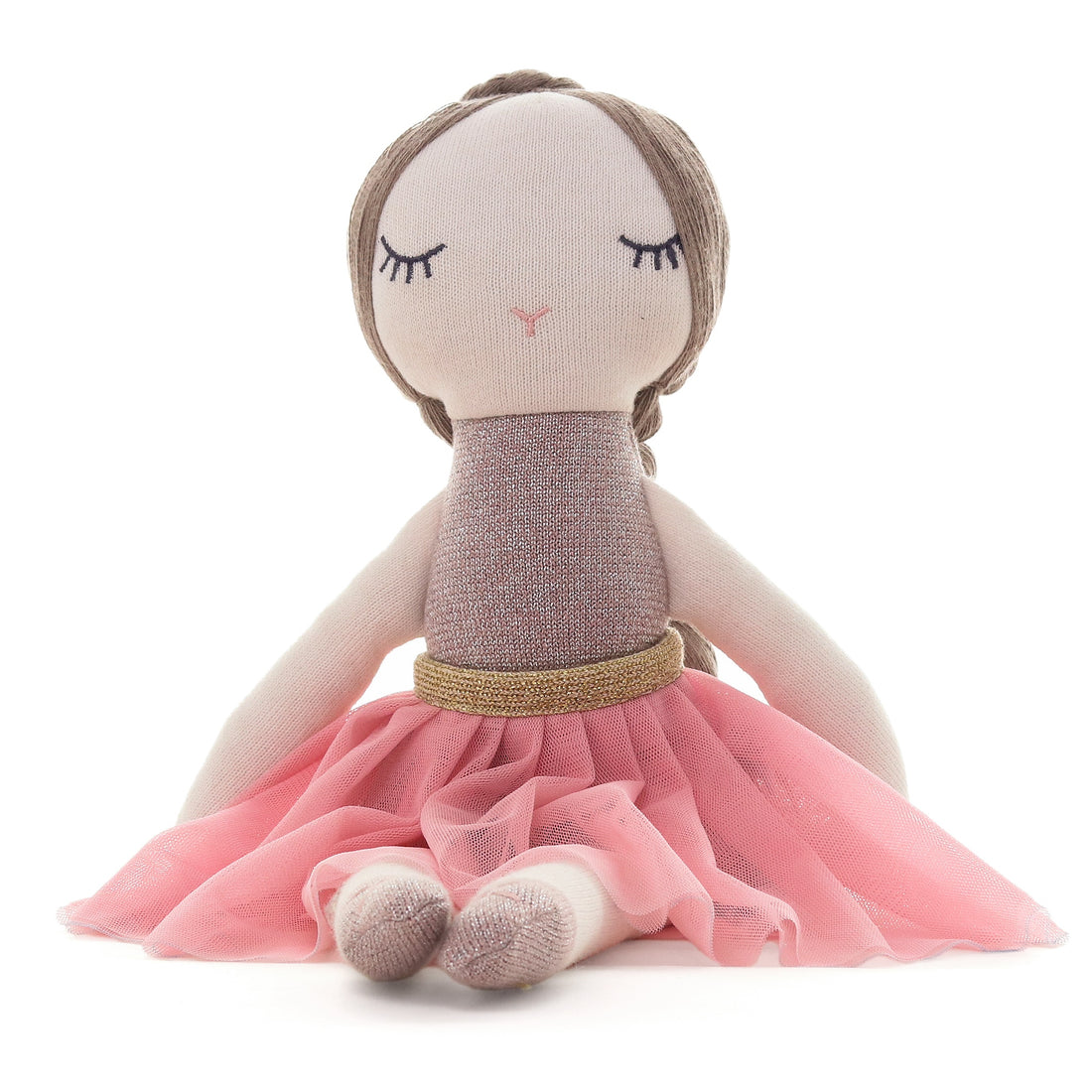 Ballerina Cotton Knitted Stuffed Soft Toy