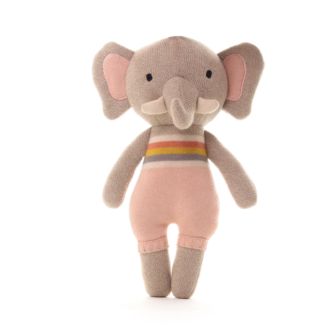 Ellie Elephant- Cotton Knitted Stuffed Soft Toy