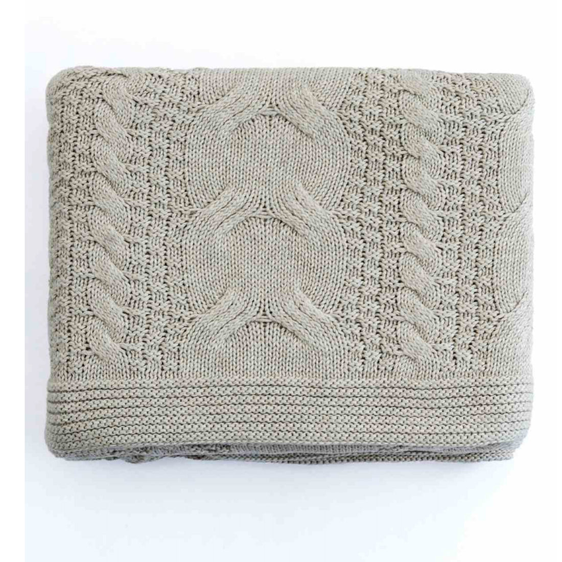 Classical Throw 100% Cotton Knitted All Season AC Throw Blanket