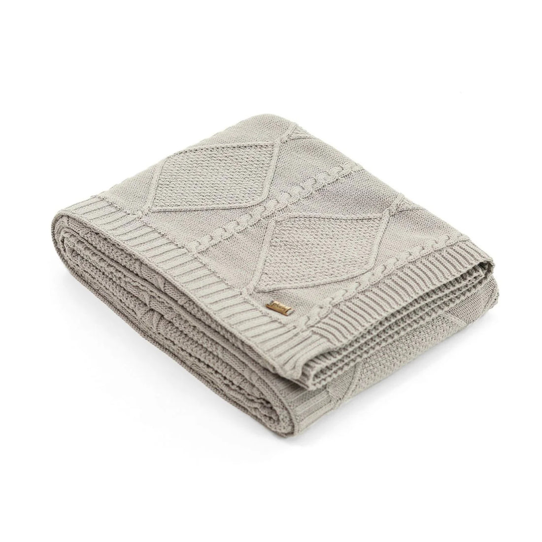 Cable Moss Throw 100% Cotton Knitted All Season AC Throw Blanket