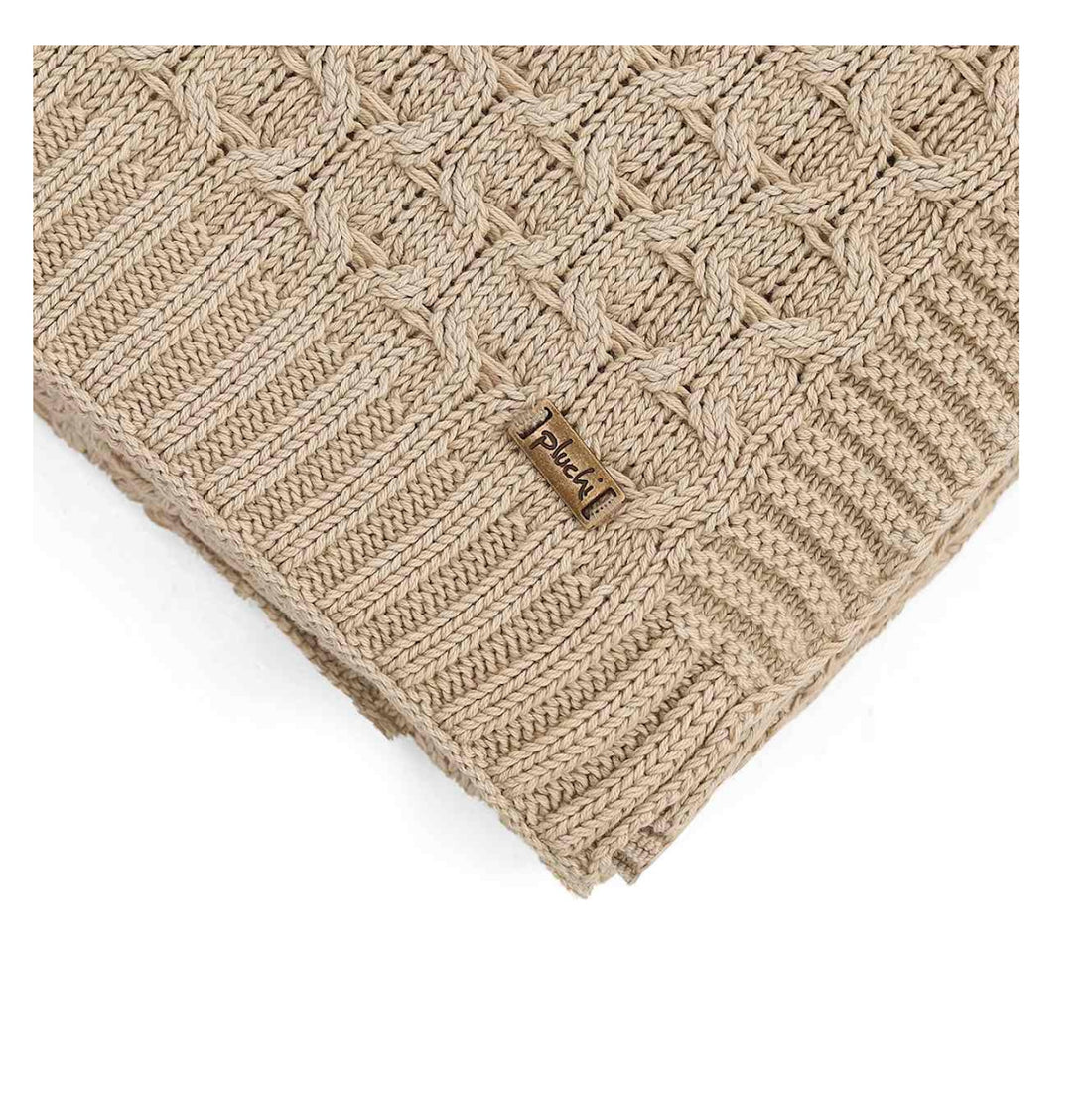 Kelly Knit Cotton Knitted All Season AC Throw Blanket