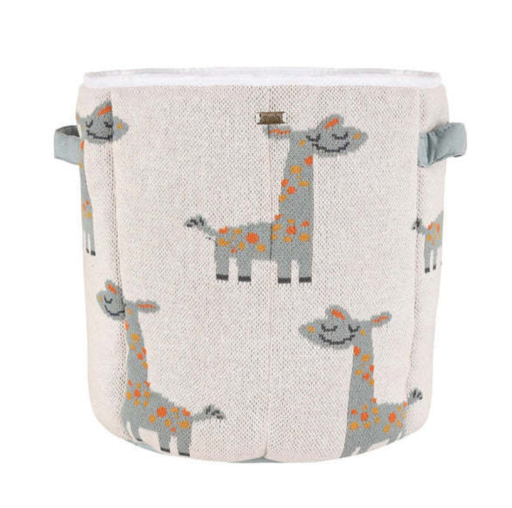 Charming Giraffes Soft Foldable Basket For Kids