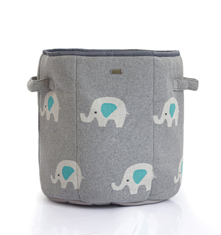 Lovely Elephant - Cotton Knitted Large Kids Baskets