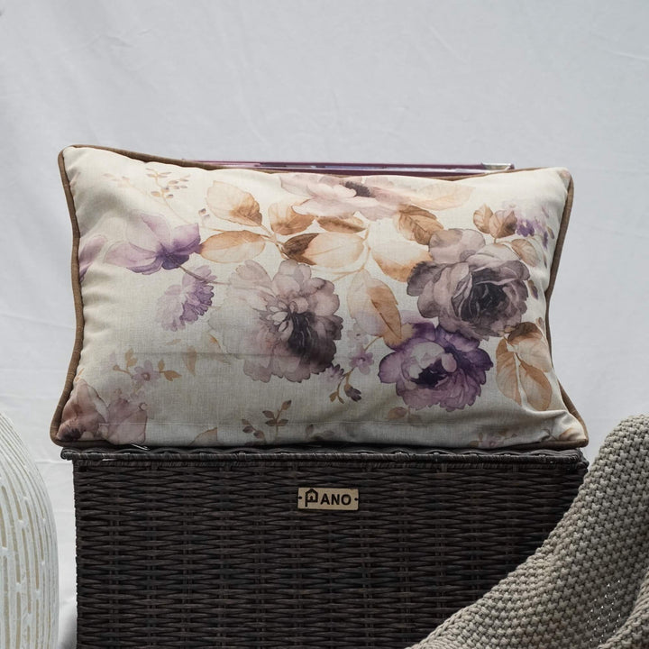 Rectangular Floral Cushion Cover