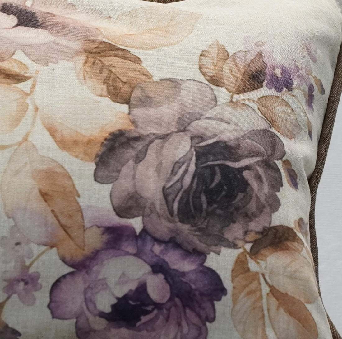 Rectangular Floral Cushion Cover