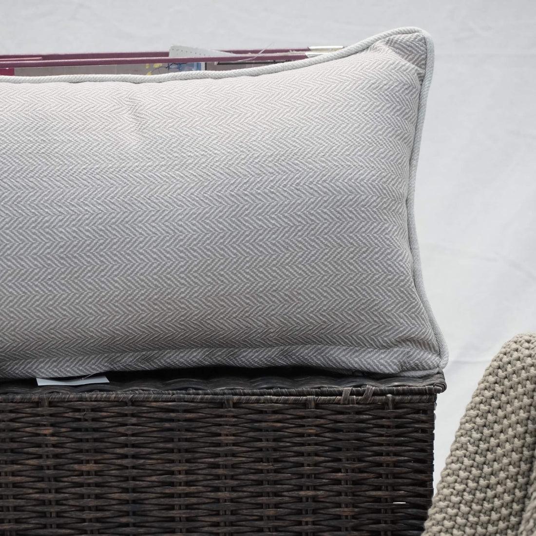 Rectaungular Herringbone Cushion Cover