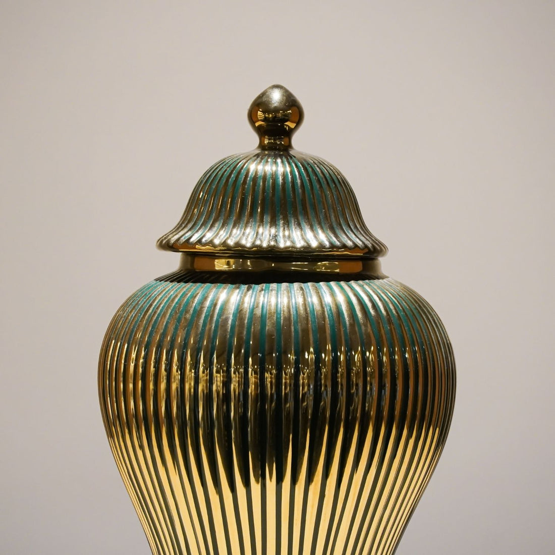 Eternity Luxe Green Gold Temple Jar 25662