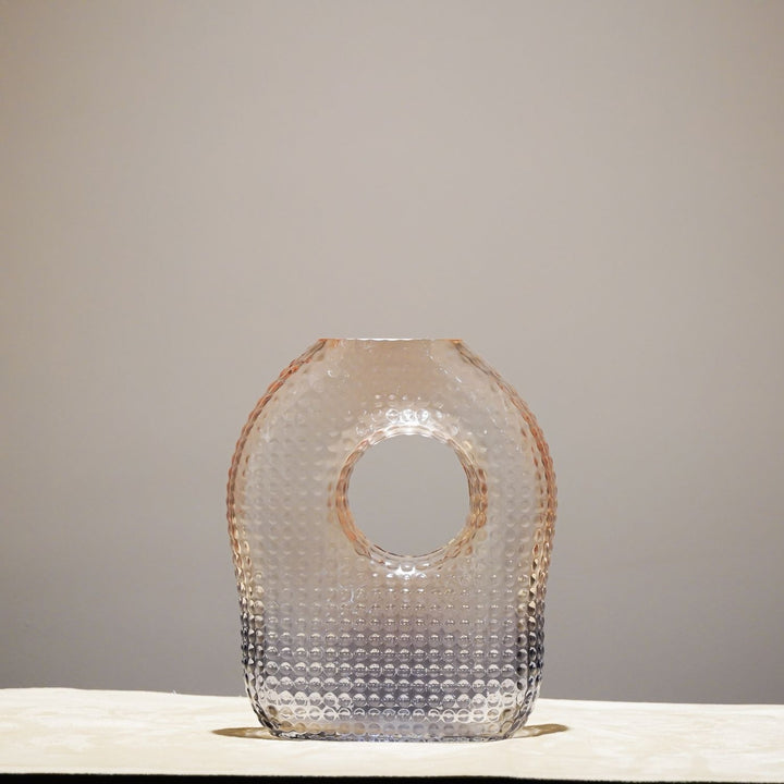 Spherical Textured Glass Vase RPL6783