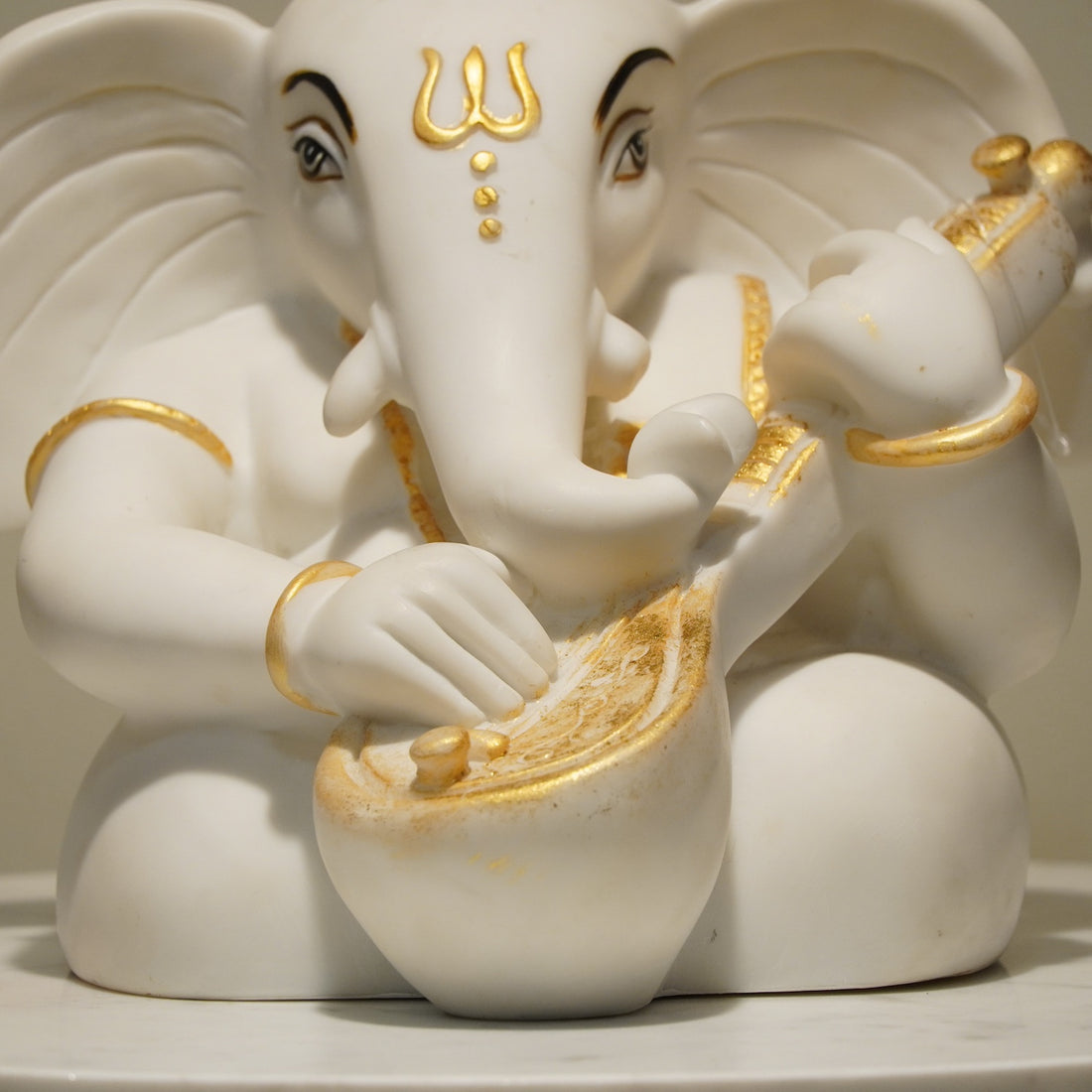 Lord Ganesha Playing Sitar